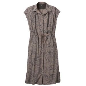 Elegant Gray Midi Dress